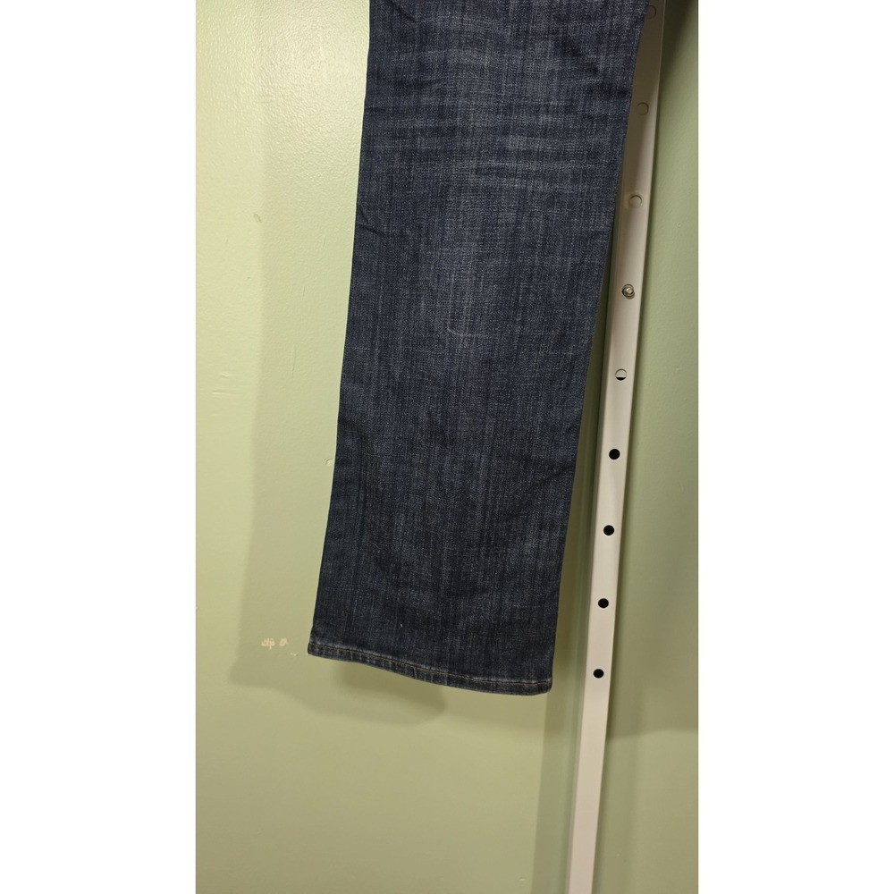 WhiteHouseBlackMarket The Everyday Soft Mid Rise Dark Wash Boot Jeans Size 12 - Picture 5 of 9